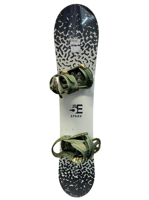 Vist Large View of Product Image Which is New SPARK COMPLETE Boys Board/Binding Black And White 125 cm
