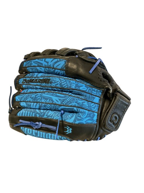 Vist Large View of Product Image Which is Used Demarini ROGUE BB/SB Glove RH Throw Black 14"