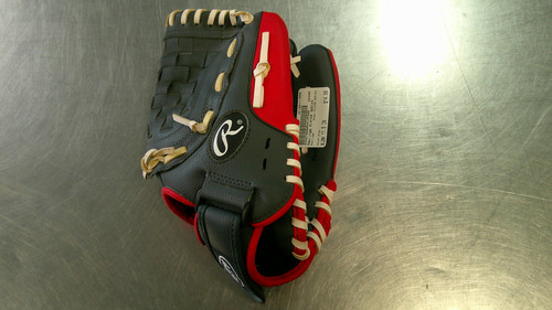 Vist Large View of Product Image Which is Used Rawlings PLAYER SERIES BB/SB Glove RH Throw Grey 11 1/2"