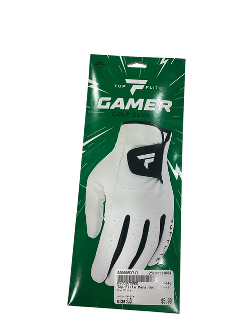 Vist Large View of Product Image Which is Used Top Flite Mens Golf Glove White LG