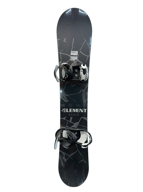 Vist Large View of Product Image Which is New SHOCK COMPLETE Mens Board/Bindings Black And Grey 155 cm