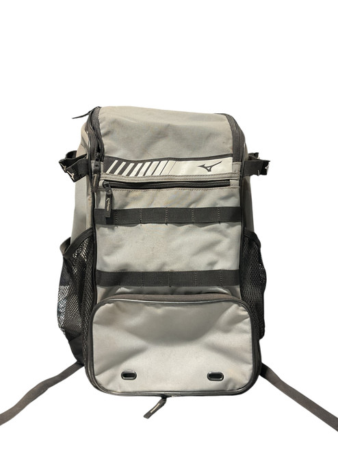 Vist Large View of Product Image Which is Used Mizuno BLK/GREY BACKPACK BAG BB/SB Player Backpack Grey