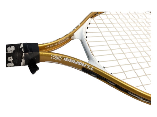 Vist Large View of Product Image Which is Used Head T.AGASSI21 Junior Tennis Racquet Black 19"