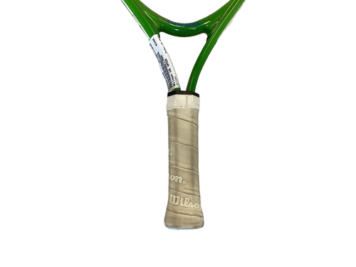 Vist Large View of Product Image Which is Used Wilson US OPEN Adult Squash Racquet Green 3 3/8"