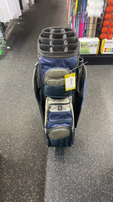 Vist Large View of Product Image Which is Used LOCATOR Mens Stand Bag Navy Blue
