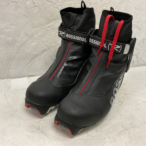 Vist Large View of Product Image Which is Used Rossignol X6 SC Mens NNN XC Ski Boots Black M 07-07.5 / W 08-08.5