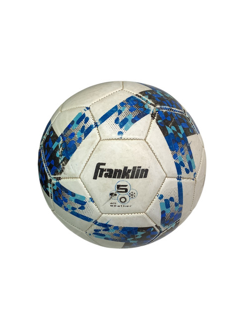 Vist Large View of Product Image Which is Used Franklin ALL WEATHER SIZE 5 All Size Soccer Ball White 5