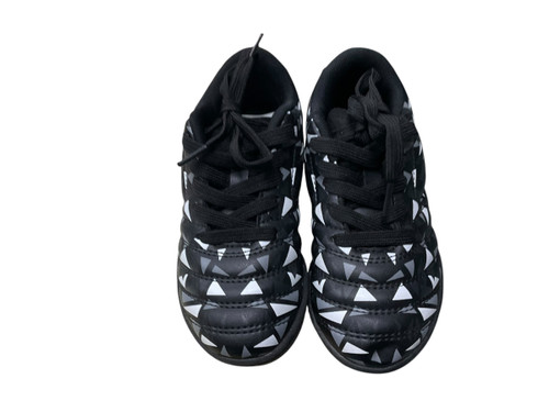 Vist Large View of Product Image Which is USED SDS02412K Soccer Indoor Shoes Black Youth 10.0