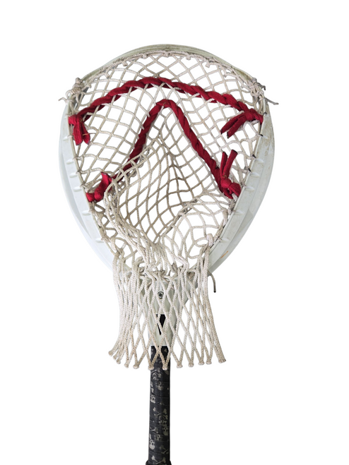 Vist Large View of Product Image Which is Used Warrior NEMESIS GOAL STICK Mens Goalie Stick White