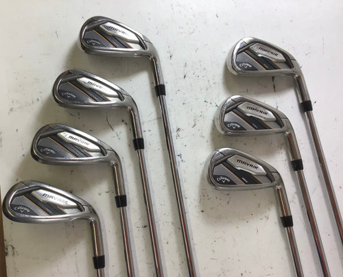 Vist Large View of Product Image Which is Used Callaway MAVRIK MAX Mens Iron Set RH 4I-GW/AW No Pw
