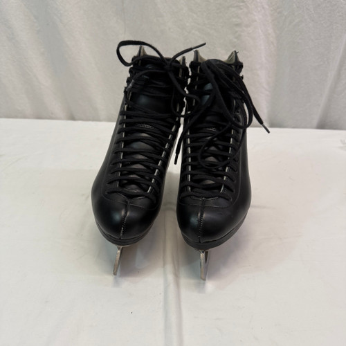 Vist Large View of Product Image Which is Used Riedell FIGURE SKATE Boys Figure Skate Black Junior 05.5