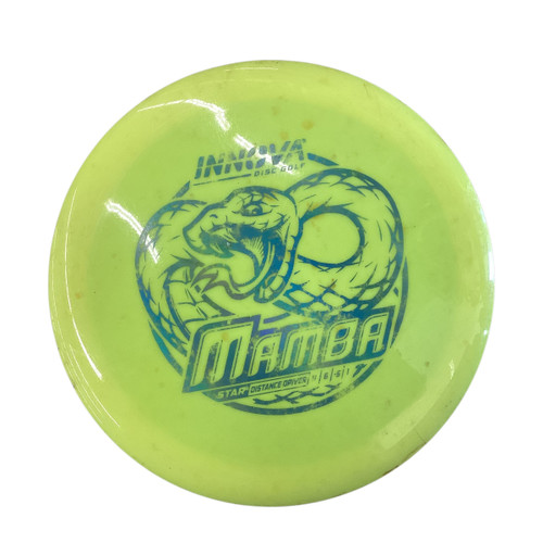 Vist Large View of Product Image Which is Used Innova MAMBA Disc Golf Driver Yellow