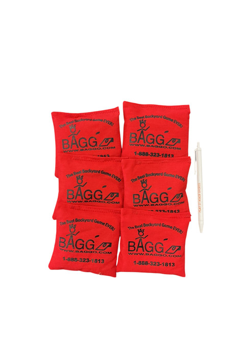 Vist Large View of Product Image Which is Used set of 6 mini 4in Baggo Outdoor Game Bags