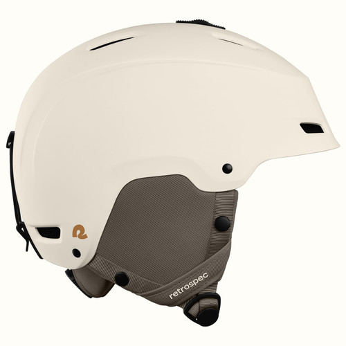 Vist Large View of Product Image Which is New Retrospec Zephyr Snow Helmet Large- Matte Eggshell
