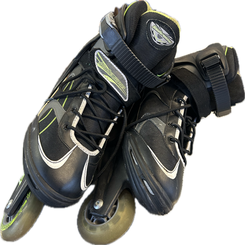 Vist Large View of Product Image Which is Used Rollerblade BLADE RUNNER Senior Rec Fitness Skates Black Senior 9