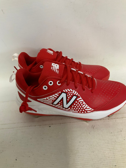 Vist Large View of Product Image Which is Used New Balance SMVELOR2 BB/SB Cleats Red Senior 7.5