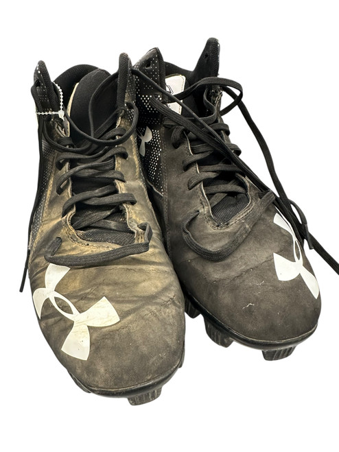 Vist Large View of Product Image Which is Used Under Armour UNDER ARMOUR BASEBALL CLEATS BB/SB Cleats Black Senior 8.5