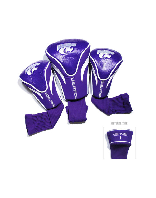Vist Large View of Product Image Which is NCAA Head Cover 3 Pack K State #55508123