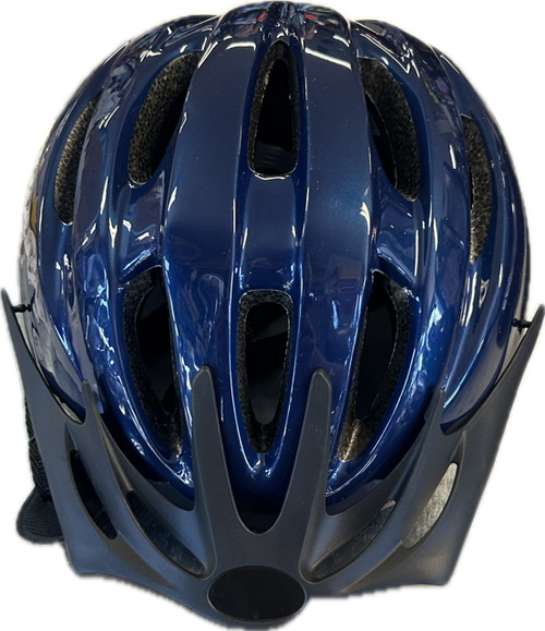 Vist Large View of Product Image Which is Used BLUE Bike Helmet Navy Blue One Size