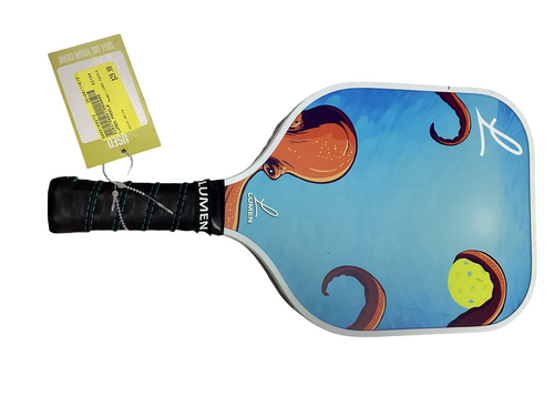 Vist Large View of Product Image Which is Used LUMEN PADDLE Pickleball Racquet White