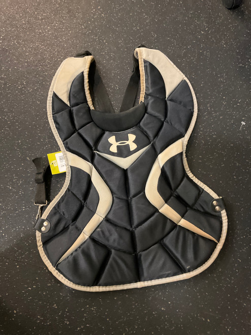 Vist Large View of Product Image Which is Used Under Armour CHEST GUARD Catchers Chest Protector Black Adult