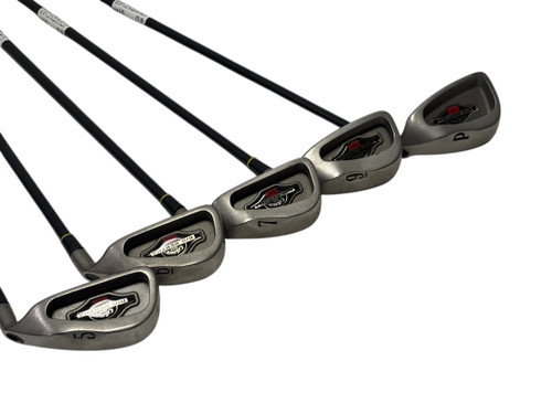 Vist Large View of Product Image Which is Used Callaway BIG BERTHA 1996 Mens Golf Iron Set RH 5I-PW (missing 8 iron) w/ Penley Stealth 70 77g S-Flex Shafts - Standard