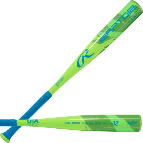 Vist Large View of Product Image Which is New 2026 Rawlings Raptor RTB6R12 25" 13oz USA -12 T-Ball Bat 25/13 