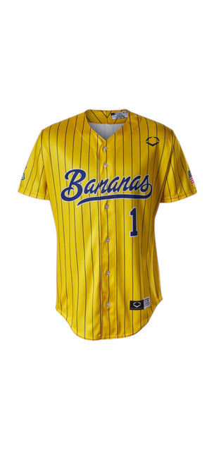 Vist Large View of Product Image Which is New BANANAS JERSEY PINSTRIPE YTH L