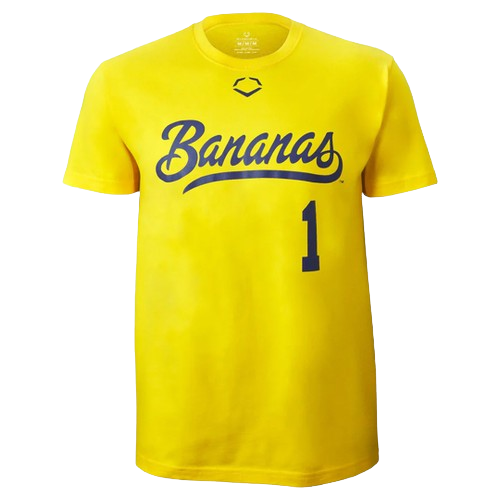 Vist Large View of Product Image Which is New SAV BANANAS TEE YELW L