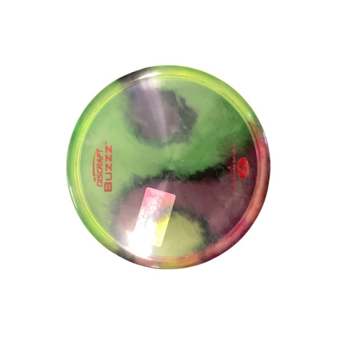Vist Large View of Product Image Which is Used Discraft BUZZ TYE DYE Disc Golf Mid Range None