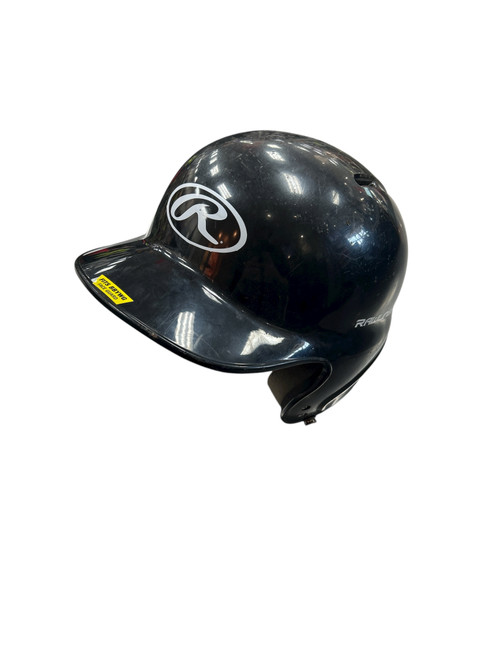 Used Rawlings RAWLINGS MLTBH-R1 HELMET Batting Helmet No Mask Black SM 11631-S000452812 Vist Large View of Product Image Which is Used Rawlings RAWLINGS MLTBH-R1 HELMET Batting Helmet No Mask Black SM