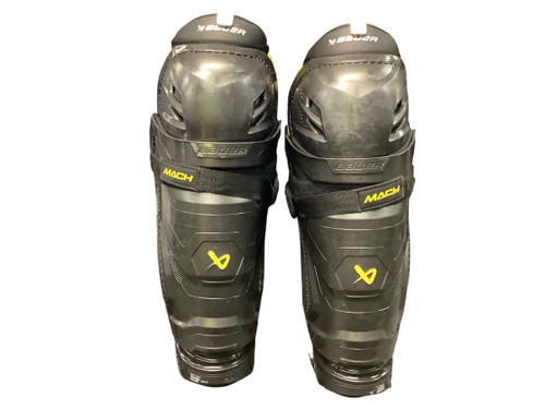 Used Bauer MACH AMP SHIN Senior Shin Guards Black 14" 11686-S000046619 Vist Large View of Product Image Which is Used Bauer MACH AMP SHIN Senior Shin Guards Black 14"