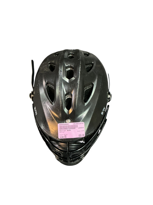 Vist Large View of Product Image Which is Used Warrior BURN Lacrosse Helmet Black One Size