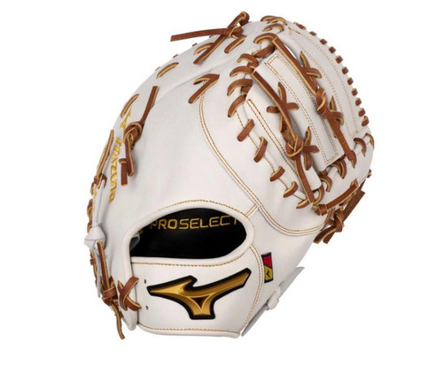 Vist Large View of Product Image Which is New PRO SELECT 12.5IN LHT FASTPITCH 1ST BASE MITT GPSF-30