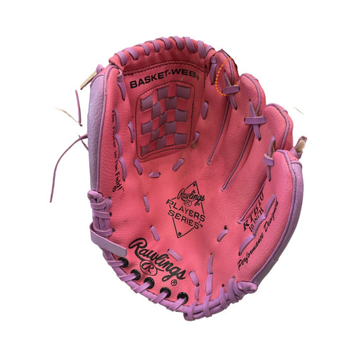 Vist Large View of Product Image Which is Rawlings PLAYER SERIES BB/SB Glove T-ball Pink 10"