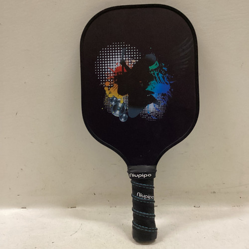 Vist Large View of Product Image Which is Used NIUPIPO ROCKER Pickleball Racquet Black