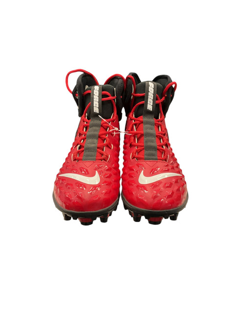 Vist Large View of Product Image Which is Used Nike Adult FB Cleats Black And Red Senior 12