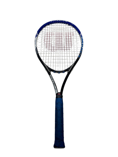 Vist Large View of Product Image Which is Used Wilson TITANIUM Adult Tennis Racquet None Unknown