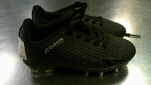 Vist Large View of Product Image Which is Used Brava Soccer Cleats Black Youth 10.0