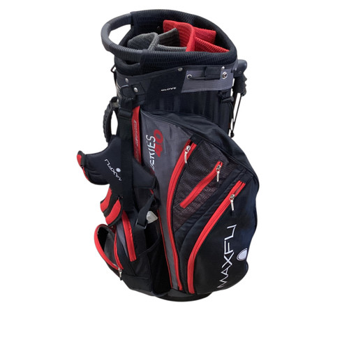 Vist Large View of Product Image Which is Used Maxfli U SERIES 4.0 STAND BAG Mens Stand Bag Black And Red