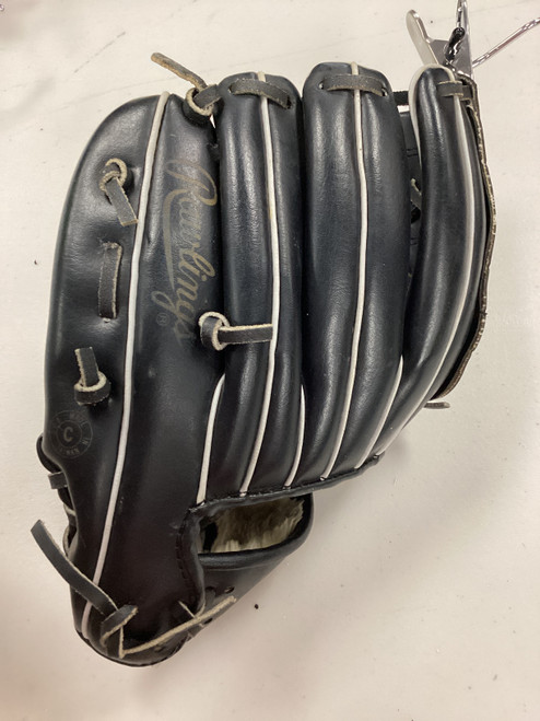 Vist Large View of Product Image Which is Used Rawlings RBG155B BB/SB Glove T-ball Black 9"