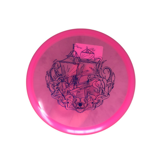 Vist Large View of Product Image Which is Used Westside VIP WARSHIP ENCHATED VESSEL Disc Golf Mid Range Pink NEVER USED