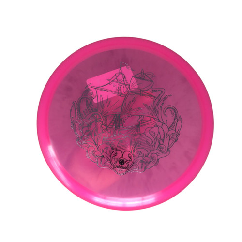Vist Large View of Product Image Which is Used Westside VIP WARSHIP ENCHATED VESSEL Disc Golf Mid Range Pink 175g NEVER USED