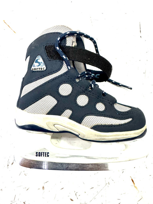 Vist Large View of Product Image Which is Used Jackson SOFTEC Boys Softboot Skate Navy Blue Youth 09.0