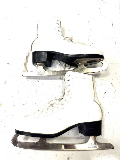 Vist Large View of Product Image Which is Used CCM UK WomensFigure Skate White Senior 9
