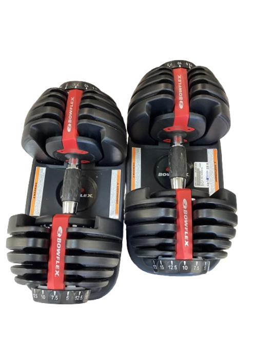 Vist Large View of Product Image Which is Used Bowflex Adj Dumbbells 5-52.5 LB