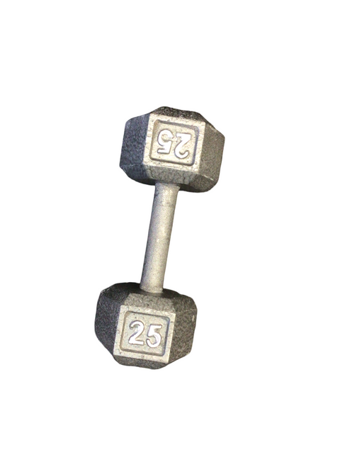 Vist Large View of Product Image Which is Used Hex Dumbbell (Each) 25 lb