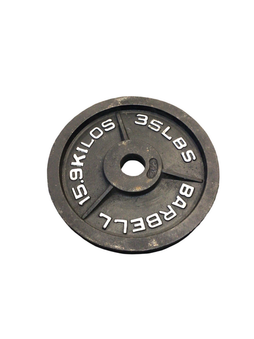 Vist Large View of Product Image Which is Used Olympic Plate (Each) 35 lb