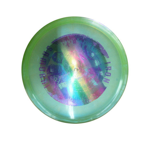 Vist Large View of Product Image Which is Used Discmania MD3 IRON SAMURAI Disc Golf Mid Range Green