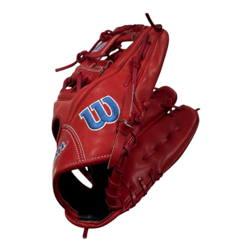Vist Large View of Product Image Which is Used Wilson A2000 1975 RED BB/SB Glove RH Throw Red 11 3/4"